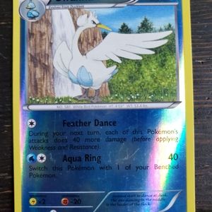 Reverse holo Swanna Pokemon